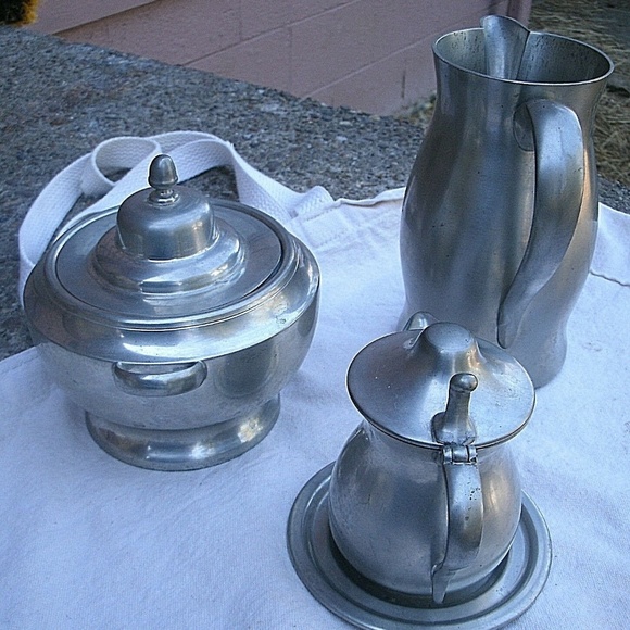 Woodbury Pewterers Accents Vintage Woodbury Pewter Beverage Set 95s Poshmark